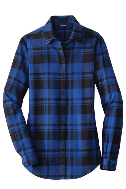 Port Authority Women's Plaid Flannel Tunic . LW668