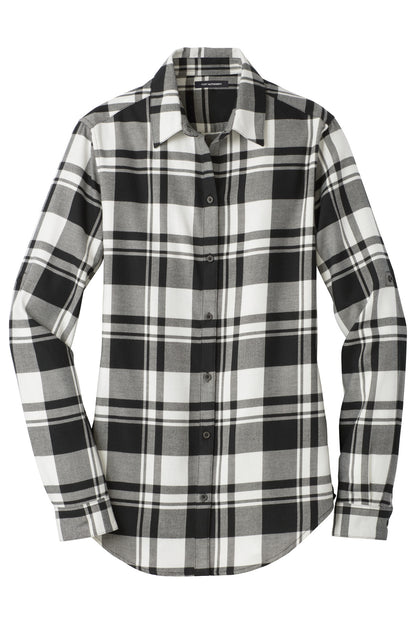 Port Authority Women's Plaid Flannel Tunic . LW668
