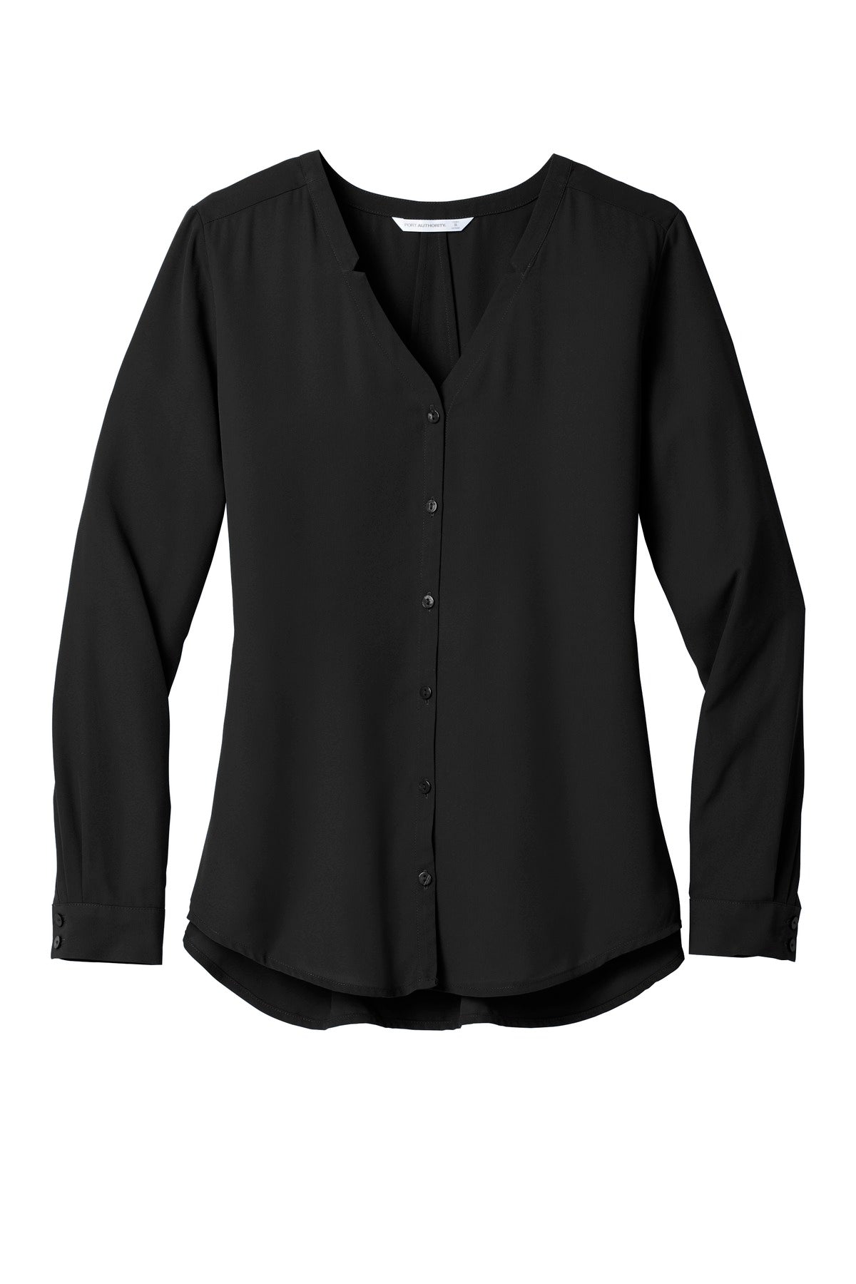 Port Authority Women's Long Sleeve Button-Front Blouse. LW700