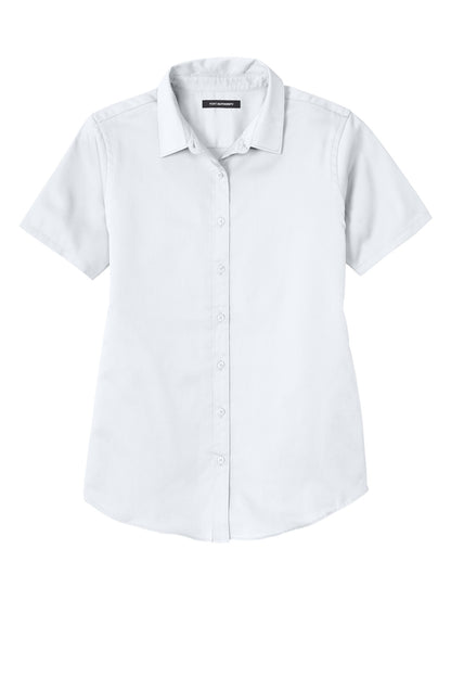 Port Authority Women's Short Sleeve SuperPro React Twill Shirt. LW809