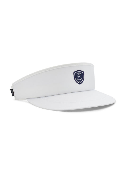 Peter Millar Crown Crest Tour Visor - White - One Size