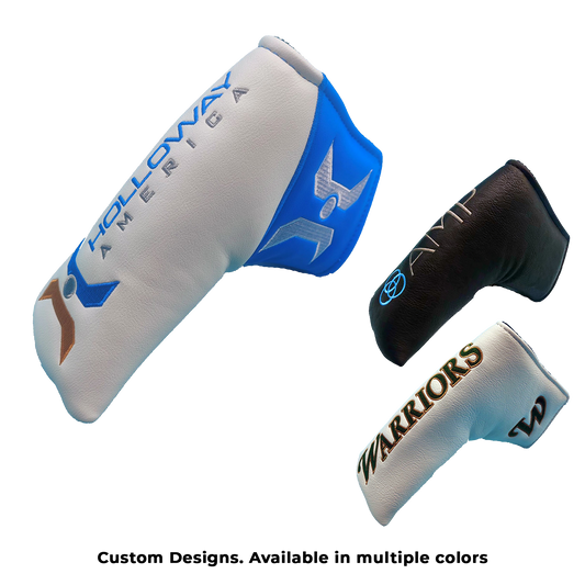 Black Magnetic Closure Blade Putter Cover