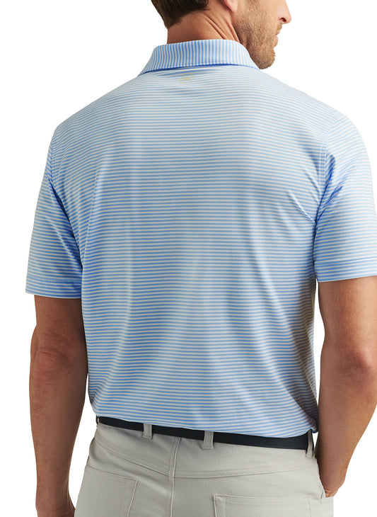 Peter Millar Men's Hales Performance Polo - Cottage Blue - LG