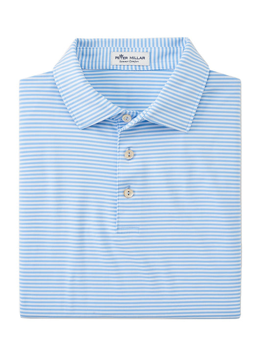 Peter Millar Men's Hales Performance Polo - Cottage Blue - SM