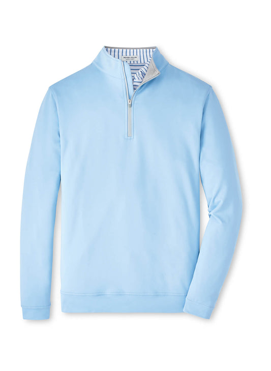 Peter Millar Men's Perth Performance Quarter-Zip - Cottage Blue - SM