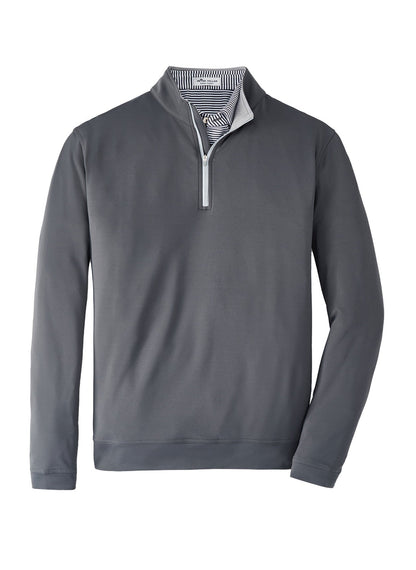 Peter Millar Men's Perth Performance Quarter-Zip - Black - SM