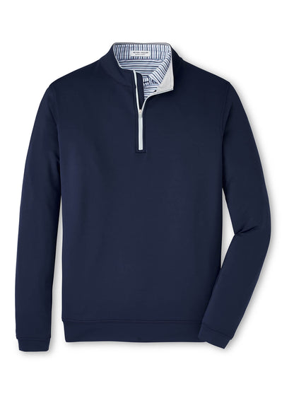 Peter Millar Men's Perth Performance Quarter-Zip - Black - MD