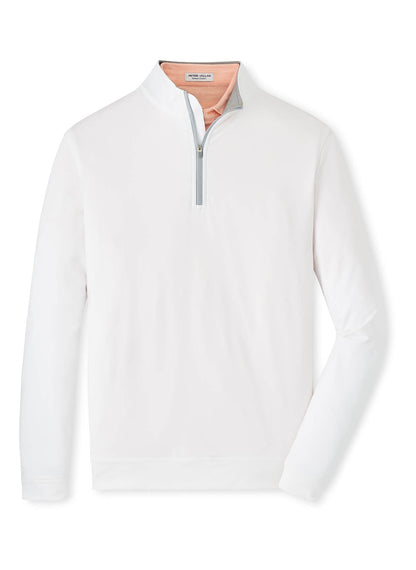 Peter Millar Men's Perth Performance Quarter-Zip - Black - LG