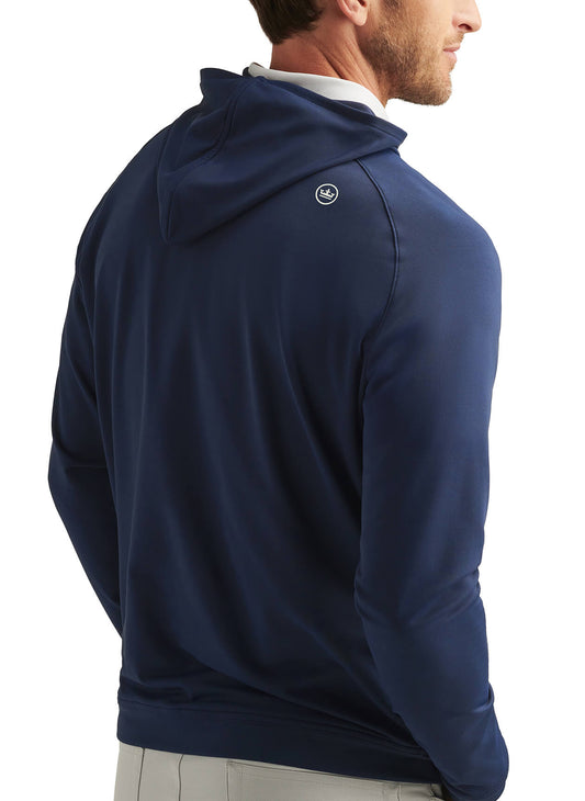 Peter Millar Men's Pine Performance Hoodie - Navy - LG
