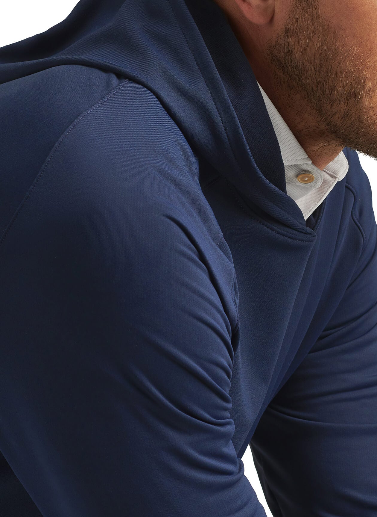 Peter Millar Men's Pine Performance Hoodie - Navy - XXL