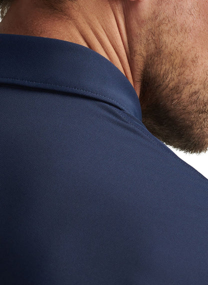 Peter Millar Men's Solid Stretch Polo - Navy - XL