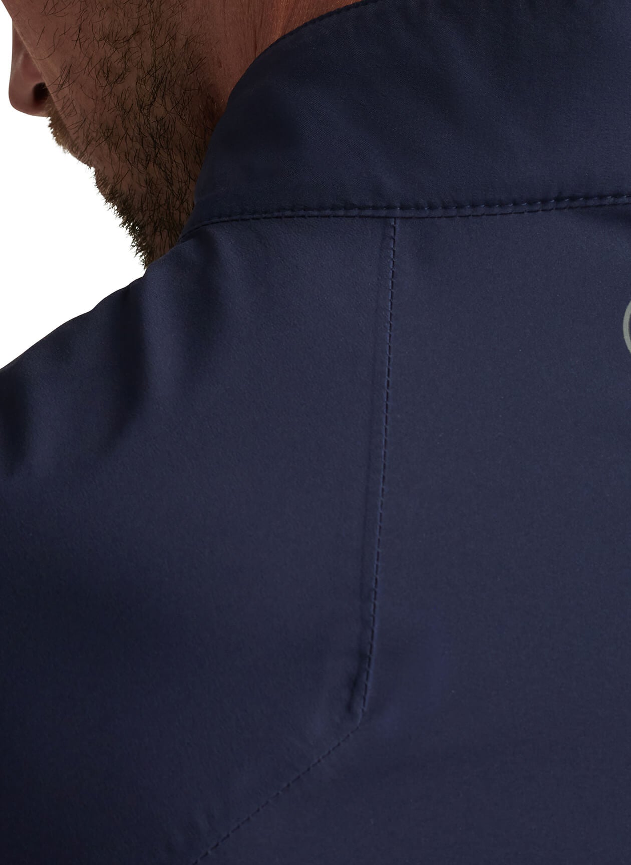 Peter Millar Men's Shield Rain Shell Half-Zip Jacket - Navy - XXL