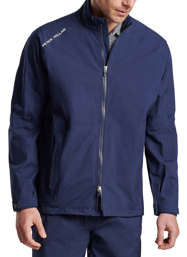 Peter Millar Men's Rain Walker Jacket - Navy - MD