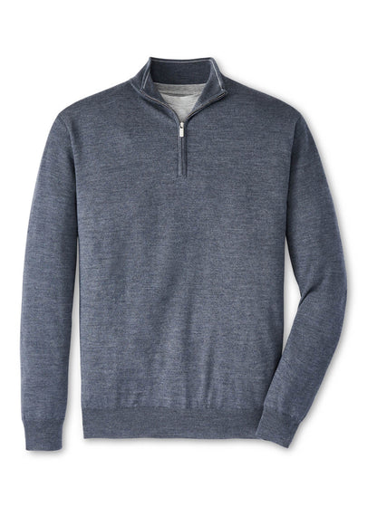 Peter Millar Men's Autumn Crest Quarter-Zip - Black - 3XL