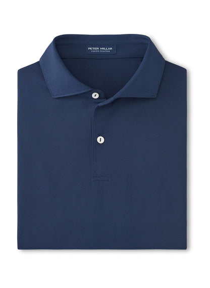 Peter Millar Men's Soul Performance Mesh Polo - Blue Frost - XXL