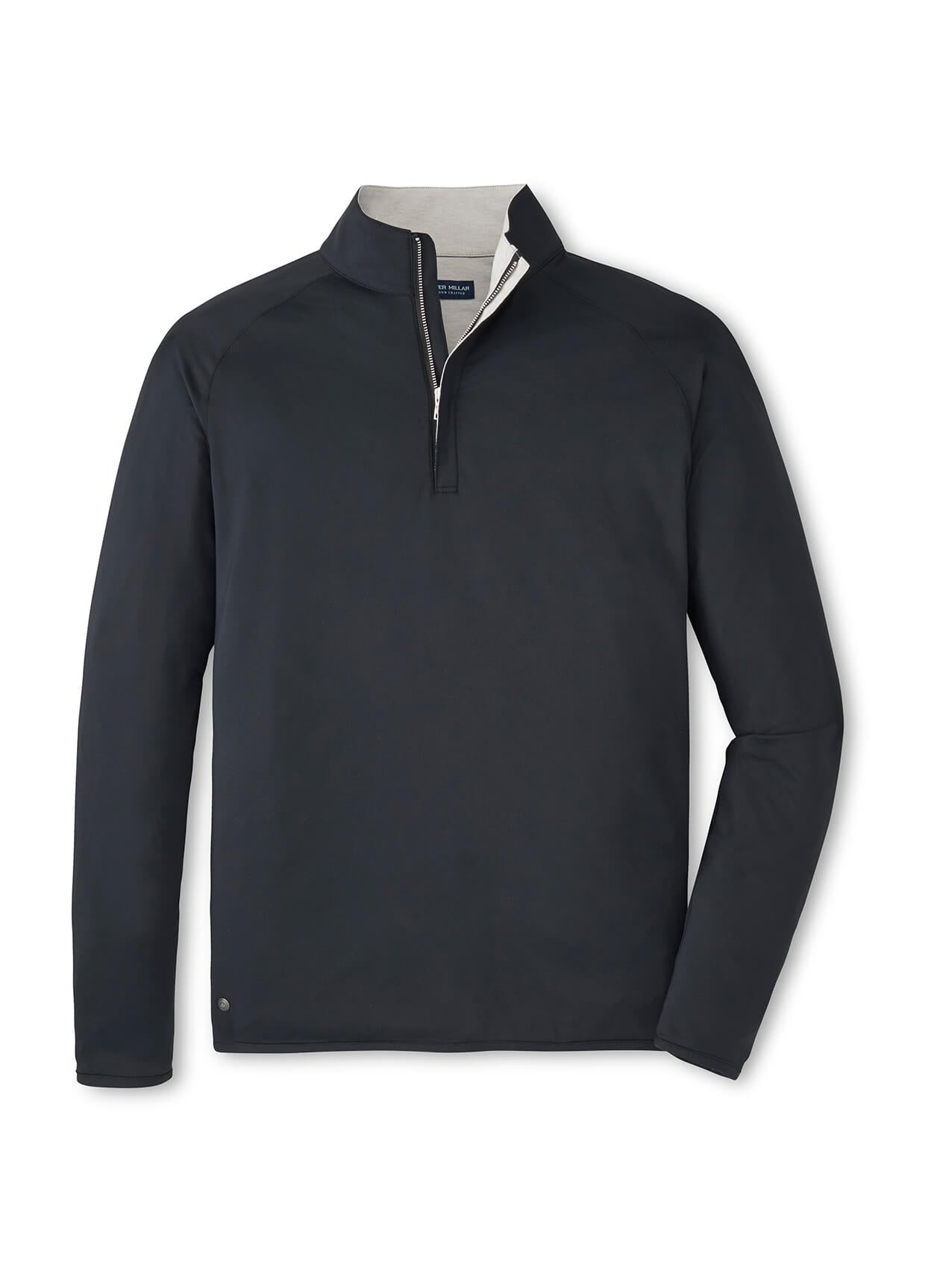 Peter Millar Men's Stealth Performance Quarter-Zip - British Grey - SM