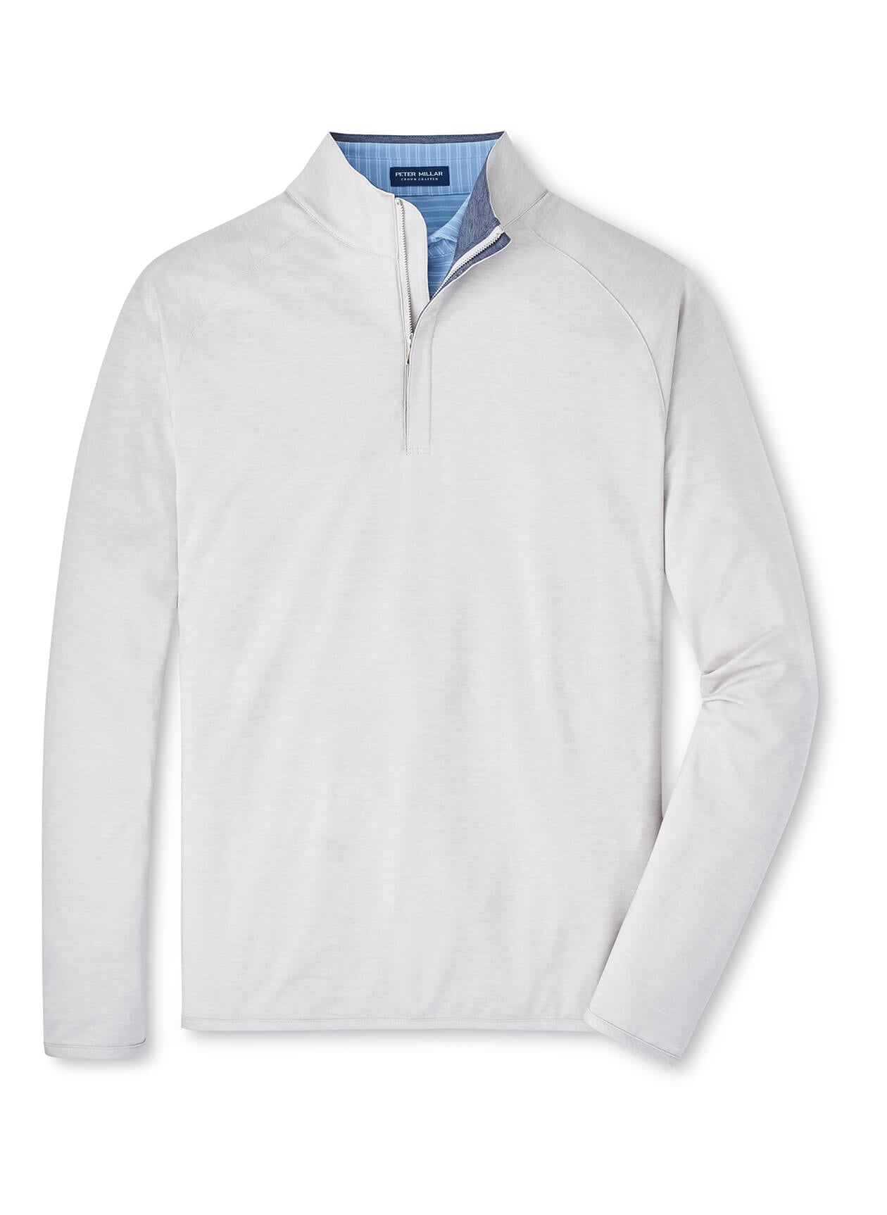 Peter Millar Men's Stealth Performance Quarter-Zip - Blue Frost - XL