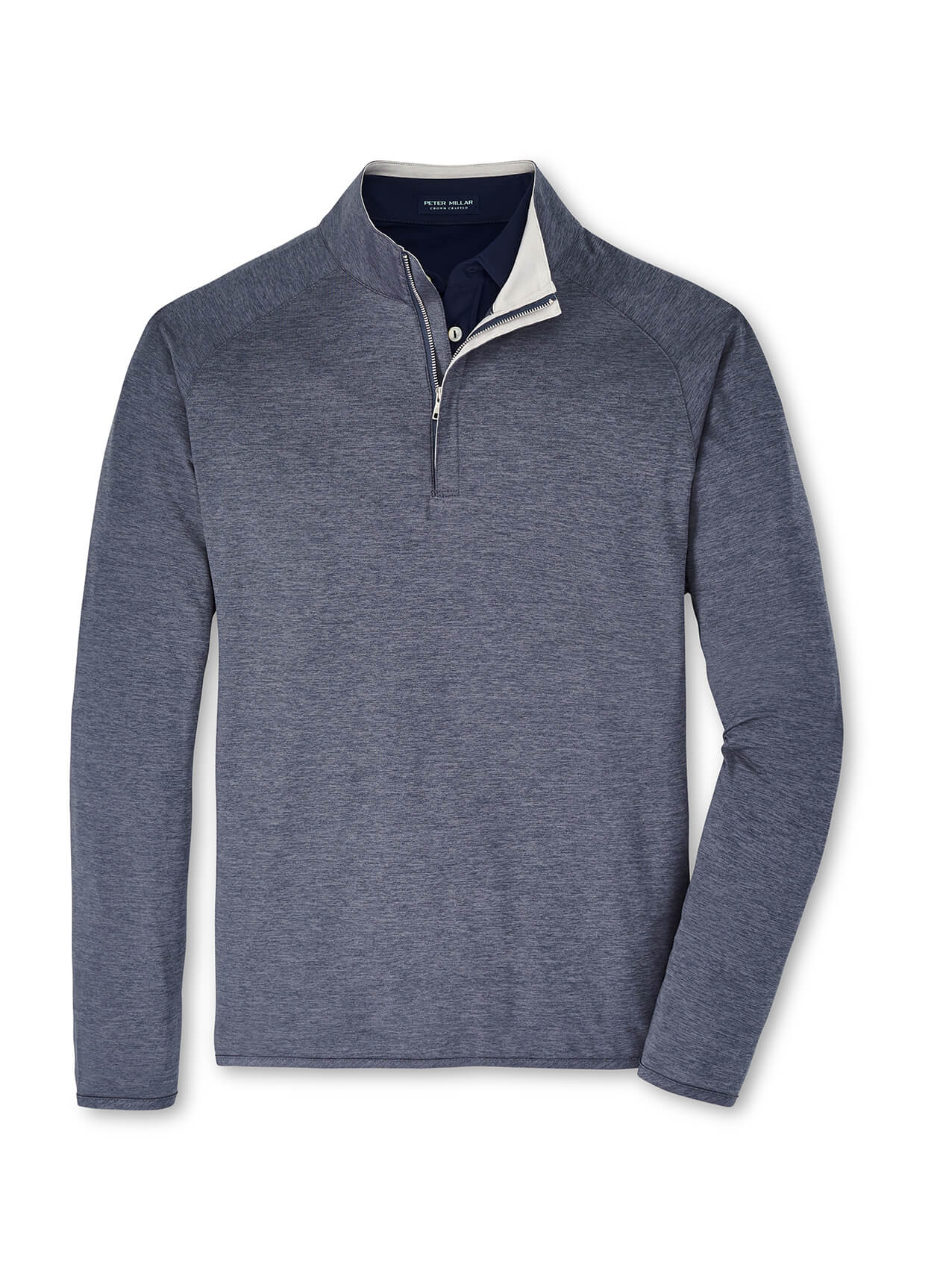 Peter Millar Men's Stealth Performance Quarter-Zip - Blue Frost - 3XL