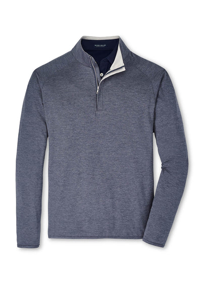 Peter Millar Men's Stealth Performance Quarter-Zip - Blue Frost - 3XL