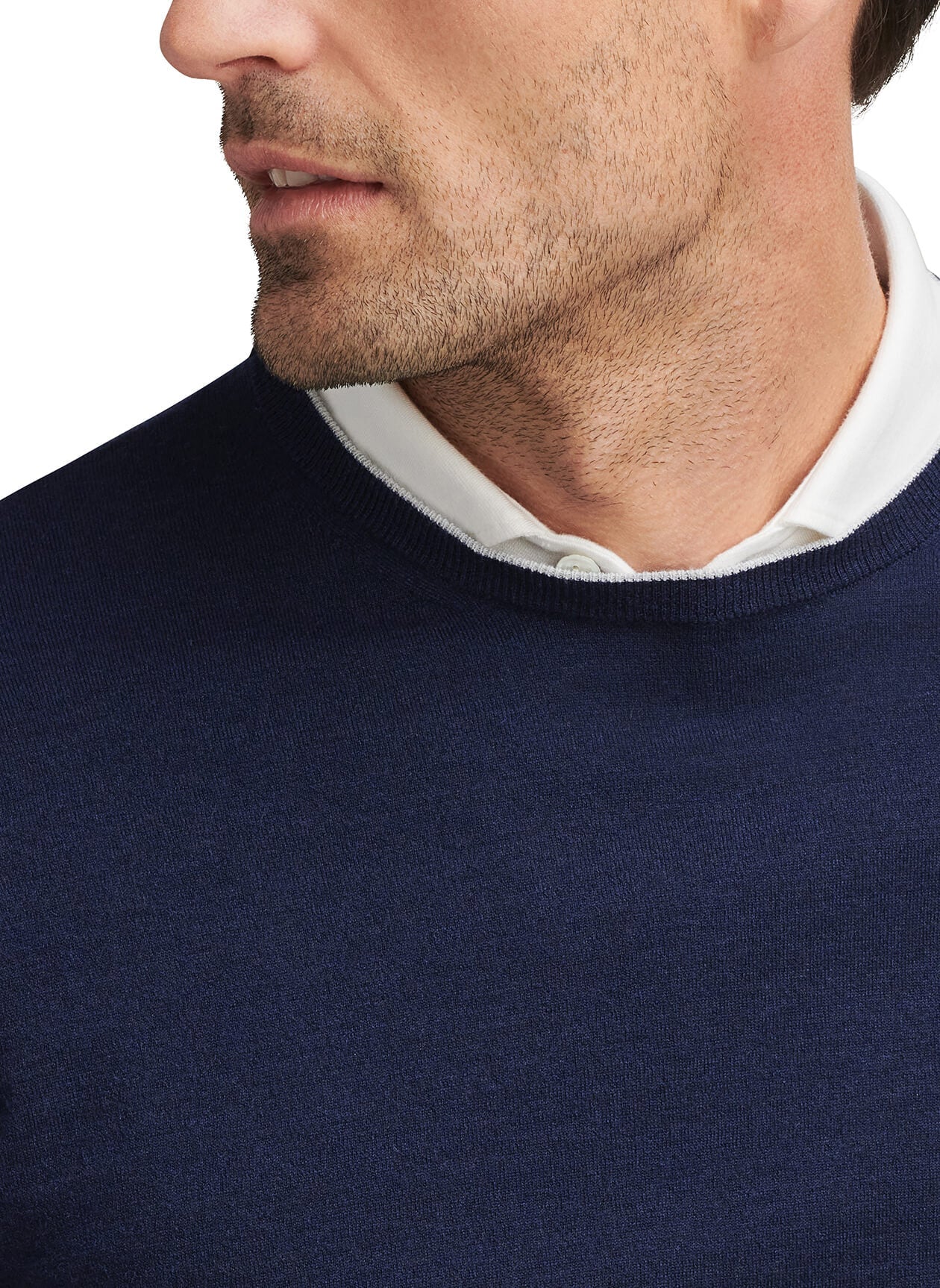 Peter Millar Men's Excursionist Flex Crew-Neck Sweater - Navy - XL