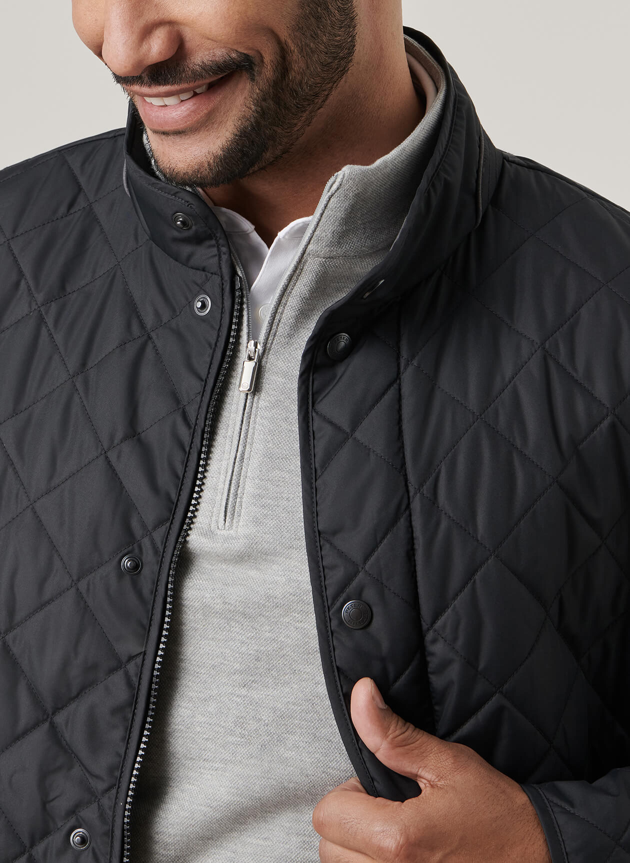 Peter Millar Men's Suffolk Coat - Black - XL