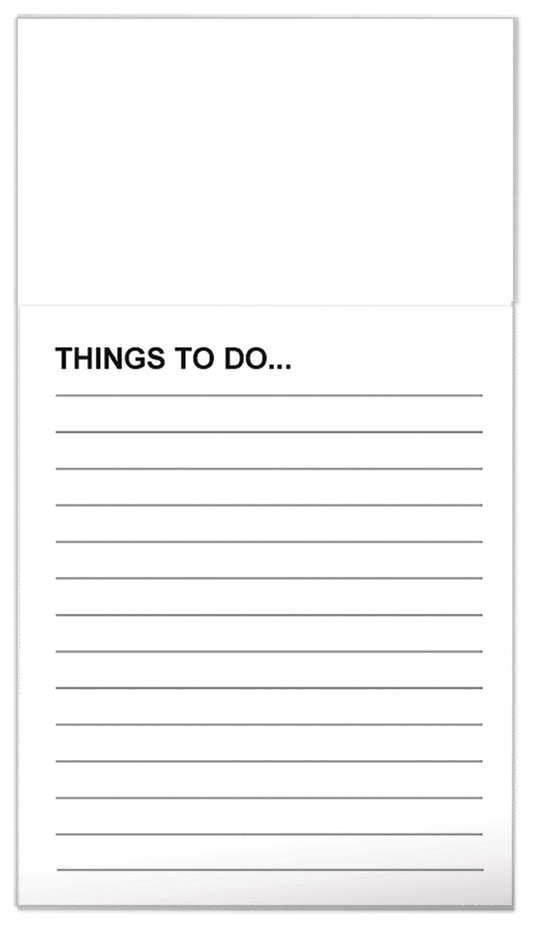 Good Value™ Business Card Magnet with 50-Sheet Notepad