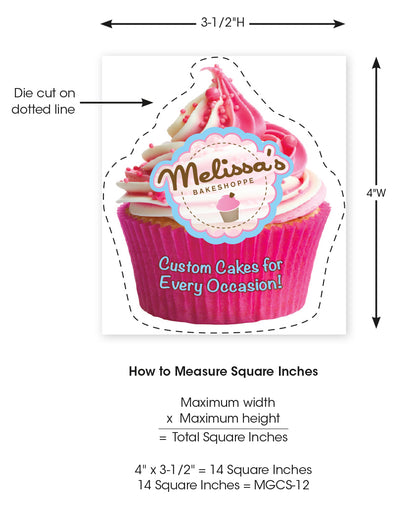 Good Value™ 20 Mil Custom Shaped Magnet 6.01-8 Square Inches