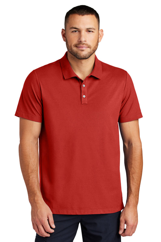 Front View of AppleRed Mercer+Mettle Stretch Pique Polo MM1004  - XS