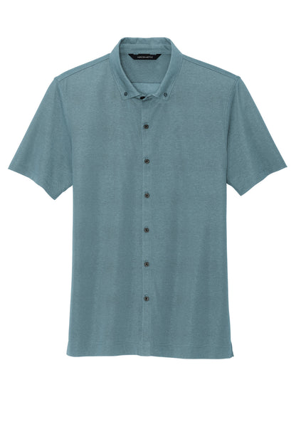 Mercer+Mettle Stretch Pique Full-Button Polo MM1006