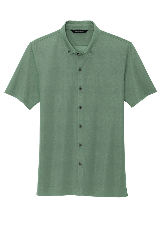 Mercer+Mettle Stretch Pique Full-Button Polo MM1006