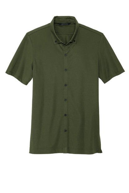 Mercer+Mettle Stretch Pique Full-Button Polo MM1006