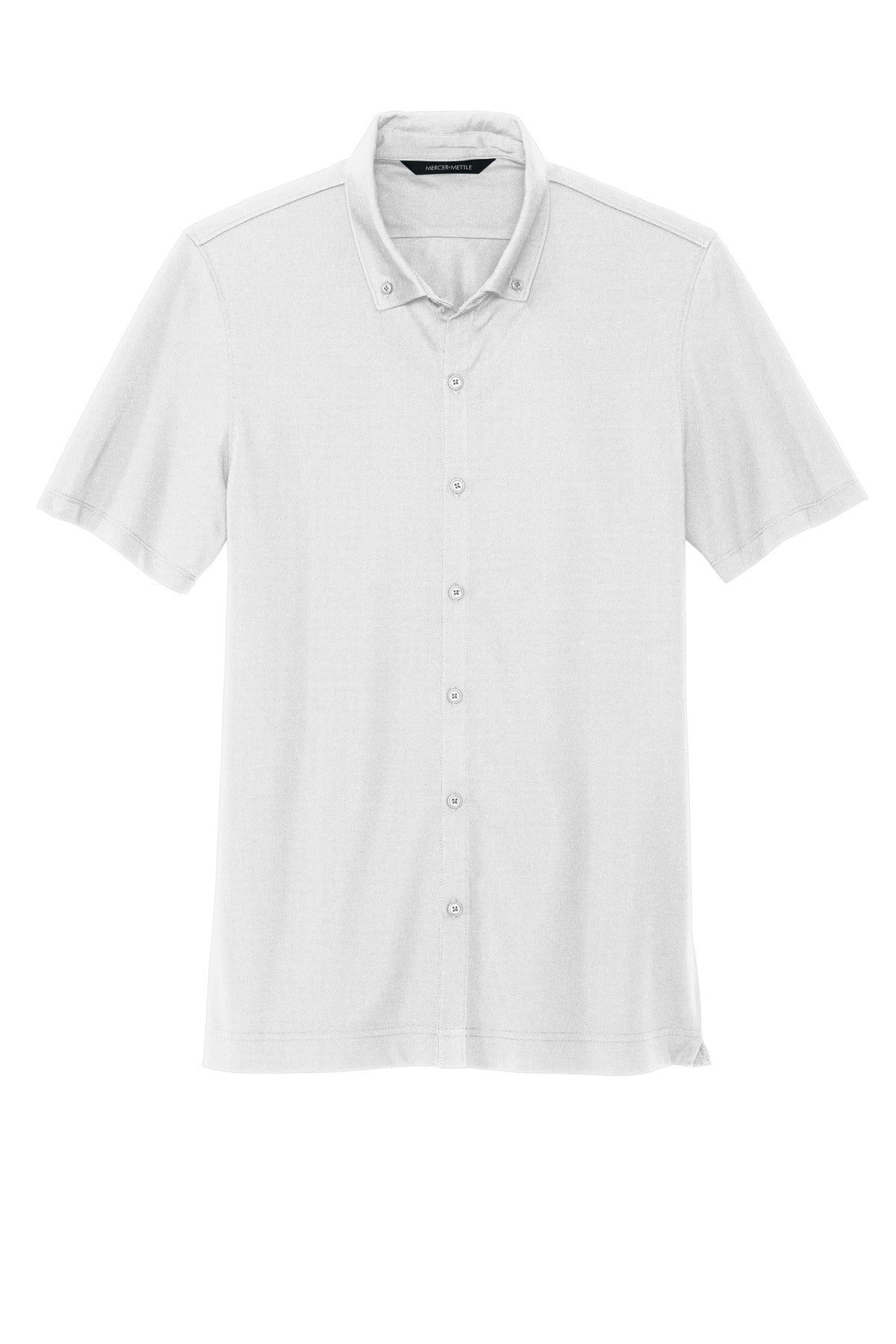 Mercer+Mettle Stretch Pique Full-Button Polo MM1006