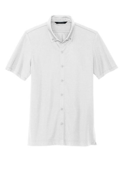Mercer+Mettle Stretch Pique Full-Button Polo MM1006