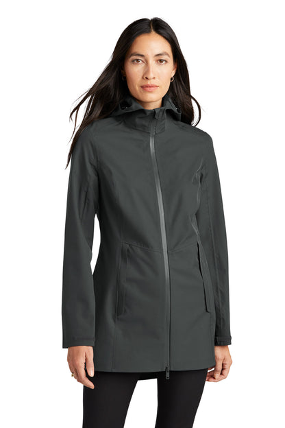 Front View of AnchorGrey Mercer+Mettle Women's Waterproof Rain Shell MM7001  - XS