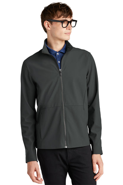 Front View of AnchorGrey Mercer+Mettle Faille Soft Shell MM7100  - XS