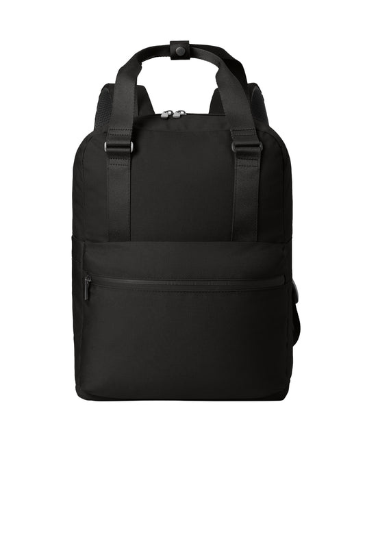 Front View of DeepBlack Mercer+Mettle Claremont Handled Backpack MMB211