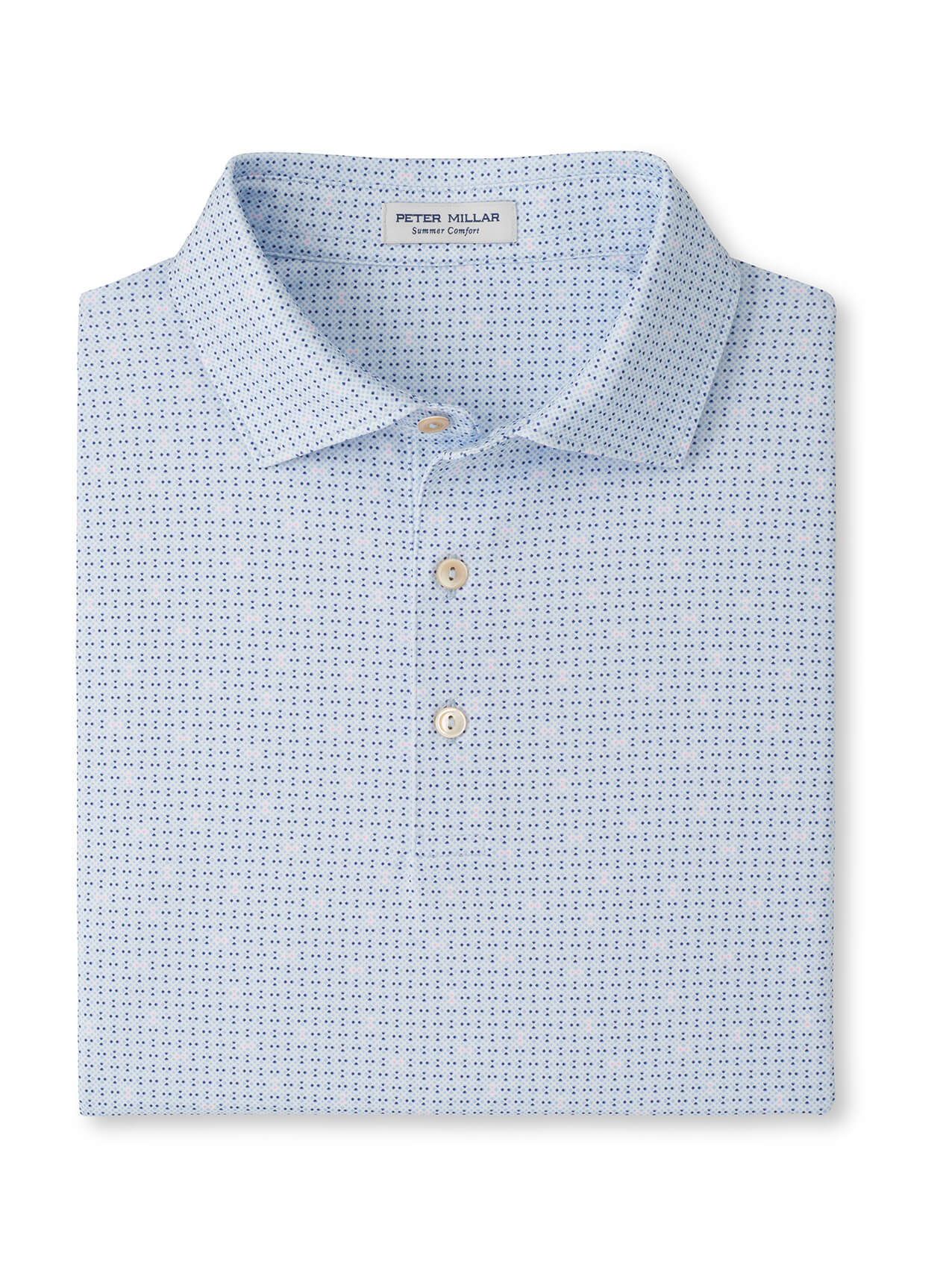 Peter Millar Men's Ashgrove Performance Jersey Polo - Clearwater - LG