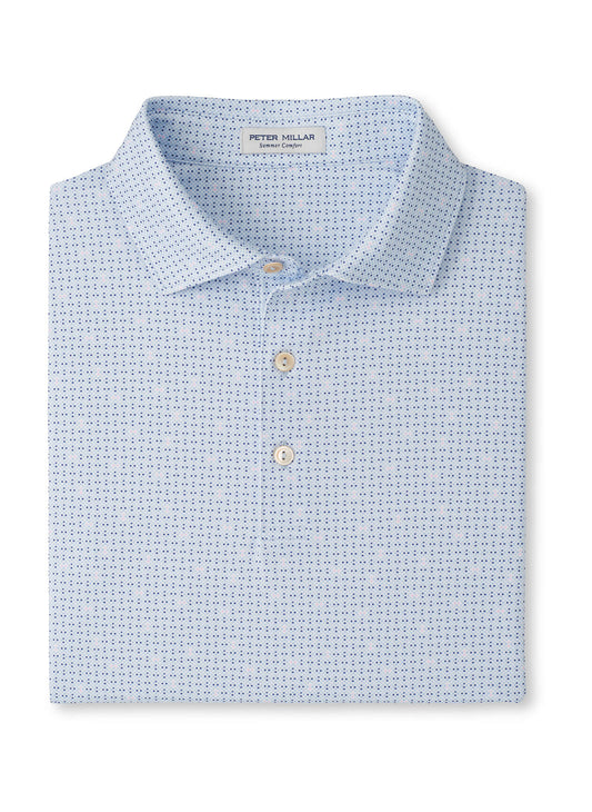 Peter Millar Men's Ashgrove Performance Jersey Polo - Clearwater - LG
