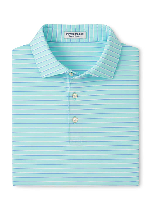 Peter Millar Men's Dunnes Performance Jersey Polo S26 - Clearwater - SM