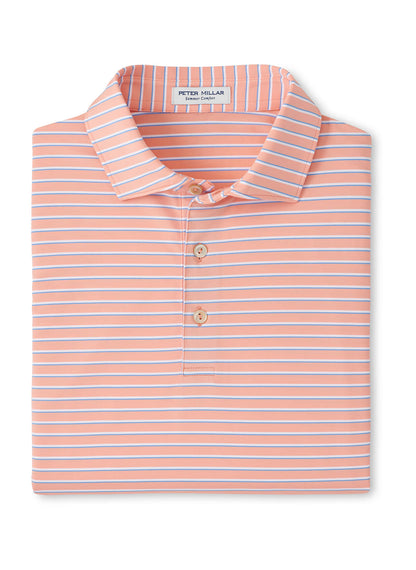 Peter Millar Men's Dunnes Performance Jersey Polo S26 - Clearwater - LG
