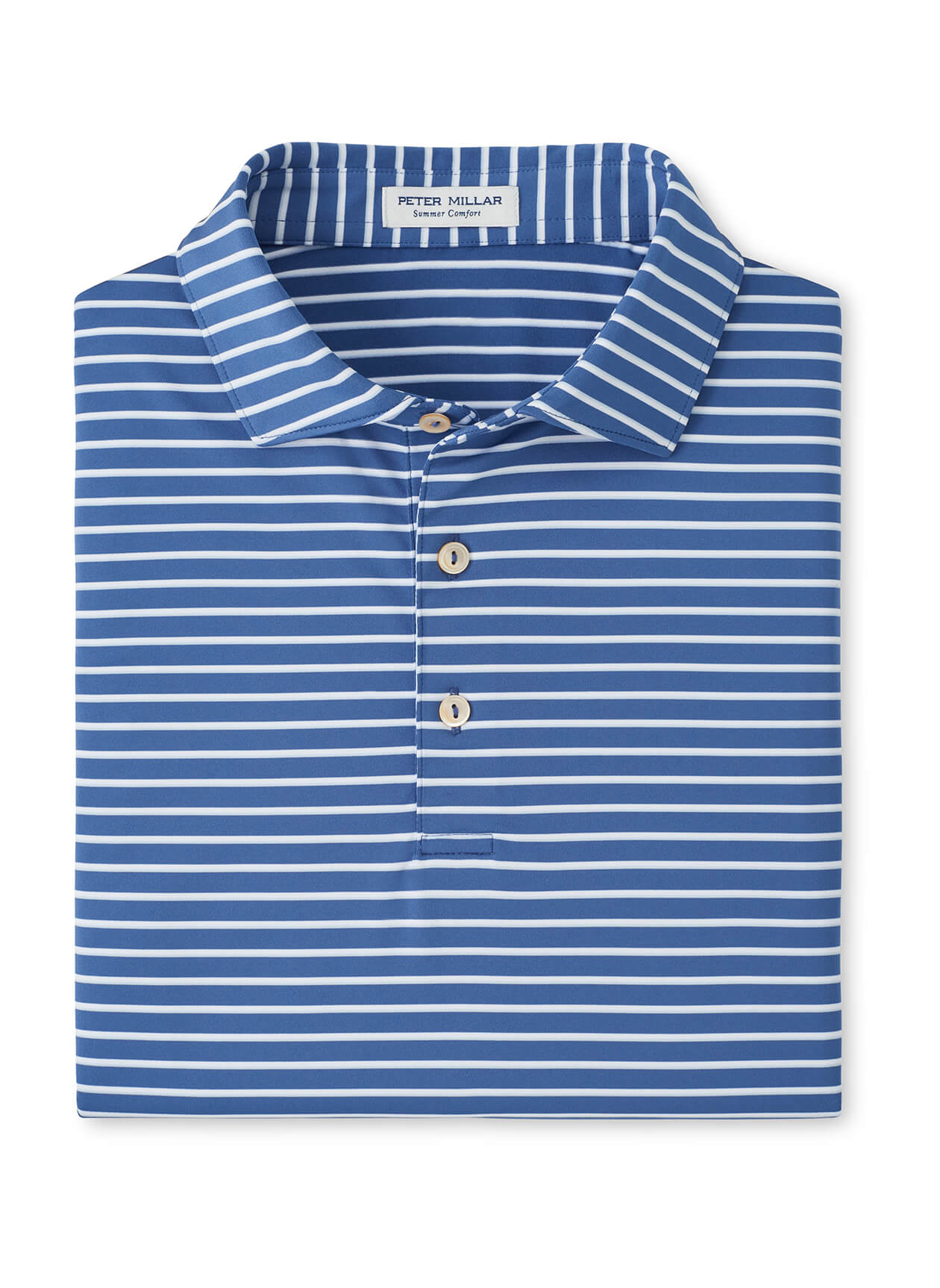Peter Millar Men's Dunnes Performance Jersey Polo S26 - Clearwater - XXL