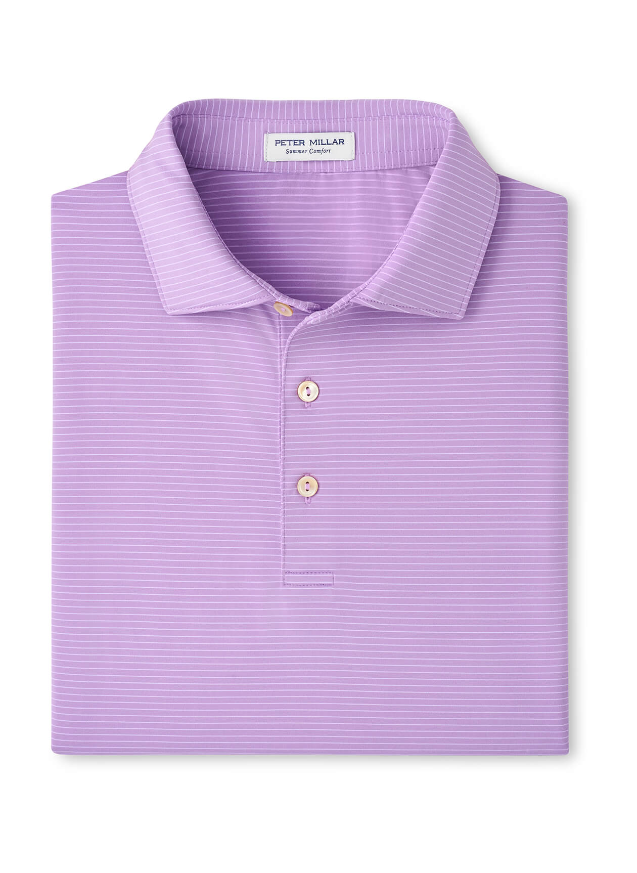 Peter Millar Men's Highlands Performance Jersey Polo SP26 - Biscuit - MD
