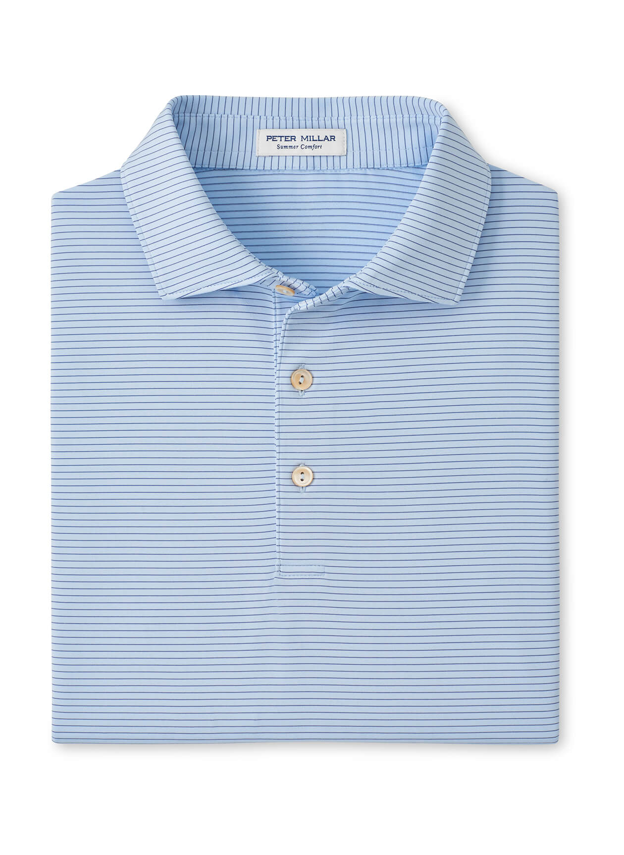 Peter Millar Men's Highlands Performance Jersey Polo SP26 - Biscuit - LG
