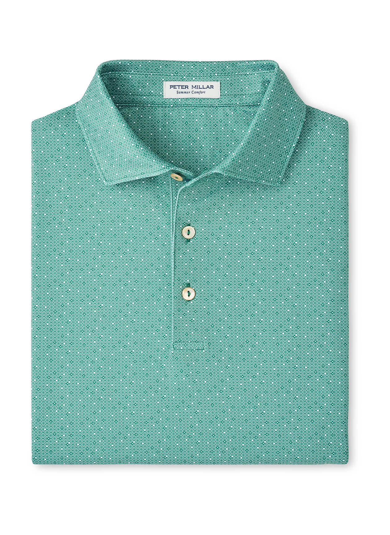 Peter Millar Men's Dashwood Performance Jersey Polo - Snow Pea - SM