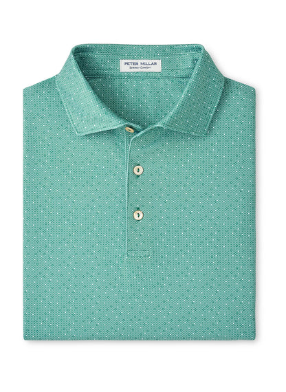 Peter Millar Men's Dashwood Performance Jersey Polo - Snow Pea - SM