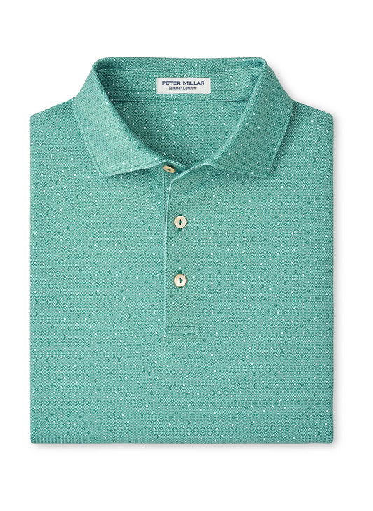 Peter Millar Men's Dashwood Performance Jersey Polo - Snow Pea - SM