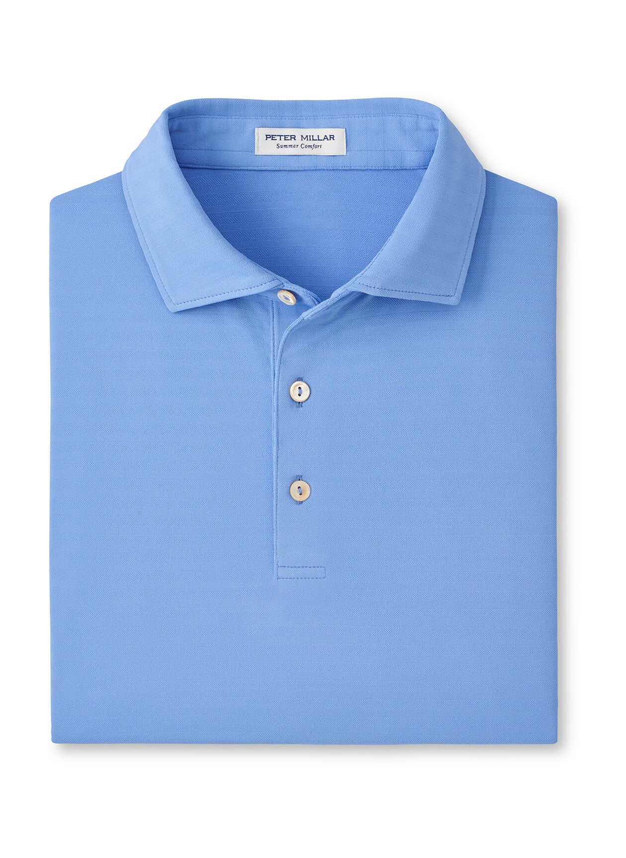 Peter Millar Men's Clark Performance Jersey Polo - Bluebird - SM