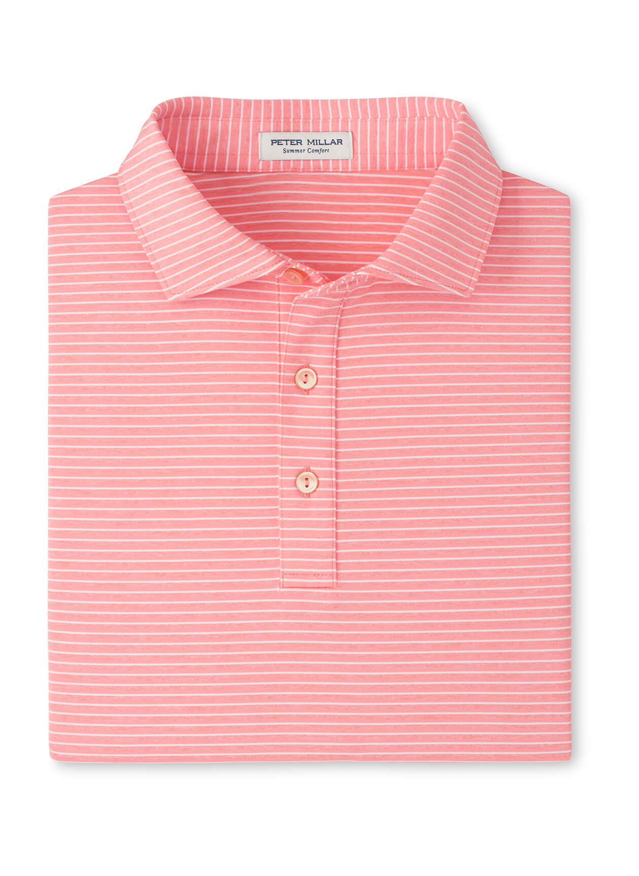 Peter Millar Men's Merion Performance Jersey Polo - Summer Apricot - SM