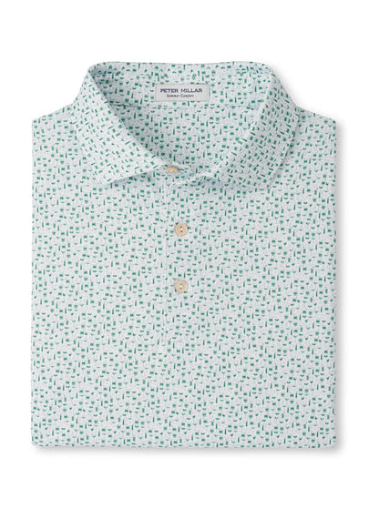 Peter Millar Men's Cheers Performance Jersey Polo - White - SM
