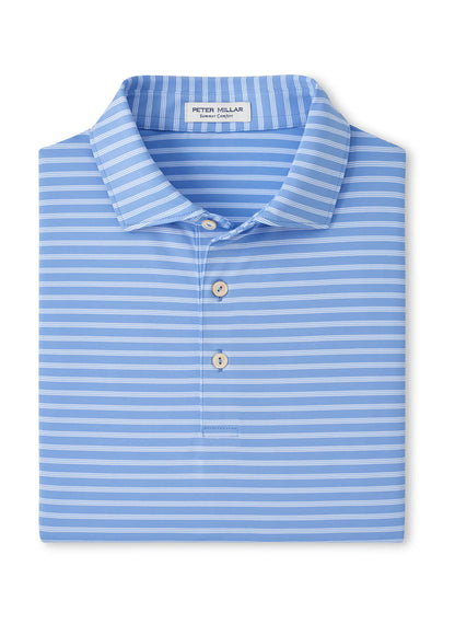 Peter Millar Men's Ashford Performance Jersey Polo - Bluebird - SM